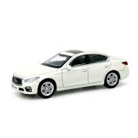 1:64 Scale Paudi Infiniti Q50 White Diecast รถยนต์พาหนะของเล่นขนาดเล็ก