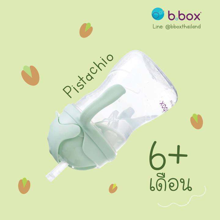 แถมแปรงล้างหลอด-ของเเท้ศุนย์ไทย-แก้วหัดดื่ม-bbox-เเก้วหัดดื่ม-6m-คว่ำไม่หกตกไม่เเตก-พร้อมหลอดถ่วงน้ำ