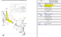 (ของแท้) UM4657630D41 ชุด สายเข็มขัดนริภัย ฝั่งขวา คนขับ หรือ ซ้าย ผู้โดยสาร มาสด้า ไฟเตอร์ Mazda Fighter ปี 2003/ของแท้เบิกศูนย์