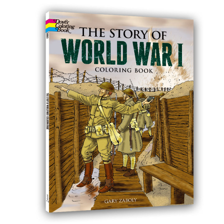 The story of World War I coloring book will be delivered in about 5 days
