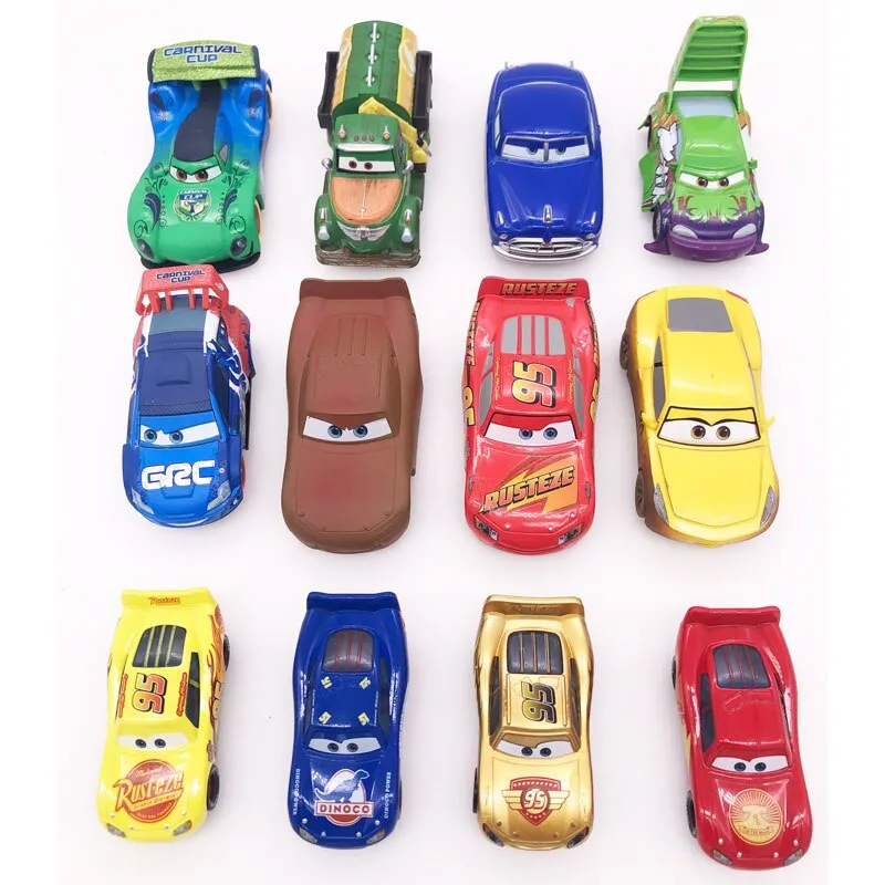 Original Disney Pixar Cars 3 Transforming Lightning McQueen Stunt Slide  Track Toy Children Boy Birthday Gift