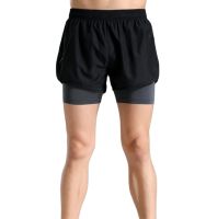 กางเกงออกกำลังกายขาสั้น วิ่ง/ฟิตเนส มีซับด้านใน Running Shorts 2IN1 Doubel Layer