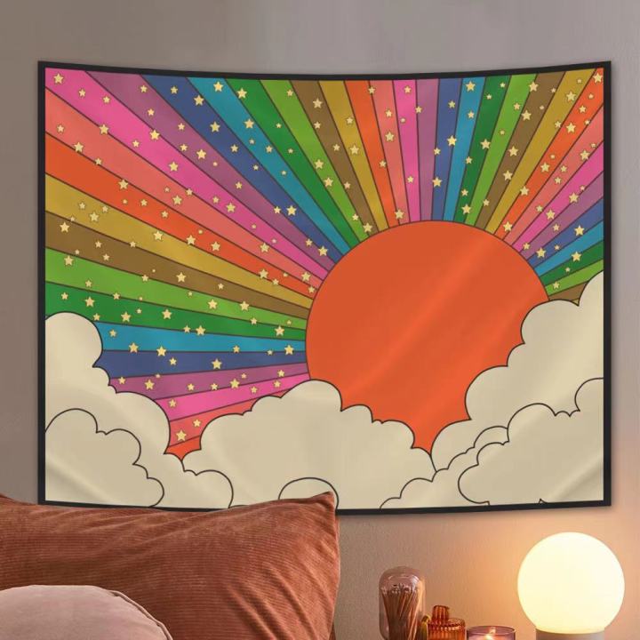kawaii-girl-pink-sun-rainbow-ins-tapestry-wall-hanging-wall-home-decoration-accessories-hippie-art-mural-bathroom-door-curtain
