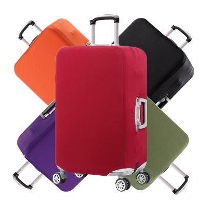 BUCHNIK Solid Luggage Protective Cover Stretch Fabric Suitcase Protector Baggage Dust Case For 18 To 30 Inch Travel Accessories