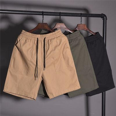 CODff51906at seluar pendek lelaki 2023 Summer New Style Mens cargo pants Shorts Japanese Straight Casual Pants Trendy Loose Sports Five-Point
