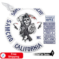 Sons of patch Anarchy embroidery Iron On Sew On motorcycle personalized rocker name OPIE custom patch tag biker clothes applique