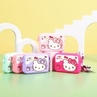 DHDFH Mini KT Cat น่ารักซิลิโคนสำหรับเด็กของขวัญวันเกิดกระเป๋าสะพายไหล่ Dompet Koin ของเด็ก