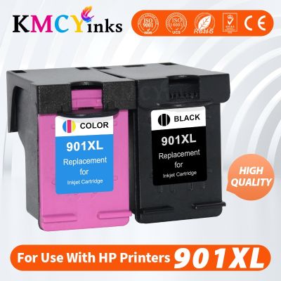 Kmcyinks Re-Manufactured 901XL Cartridge Replacement For HP 901 Ink Cartridge For Officejet 4500 J4500 J4540 J4550 J4580 J4640