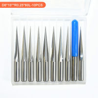 6มิลลิเมตร * R0.25 * 60L-10pcs,Freeshipping CNC ทังสเตนคาร์ไบด์ End Mill,งานไม้เราเตอร์บิต,เรียวบอลจมูกตัดกัด,เครื่องมือบรรเทา