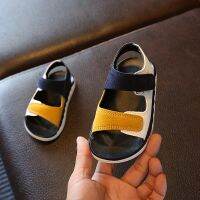 Kids Sandals Summer Fashion Boys Beach Sandals Non-slip First Walkers Toddler Sandles Red Yellow SHZ009