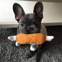 ของเล่นสุนัข ตุ๊กตากระดูกขาไก่ของเล่นสุนัขงับมีเสียง ของเล่นหมา ช่วยขัดฟัน ของเล่นหมามีเสียง