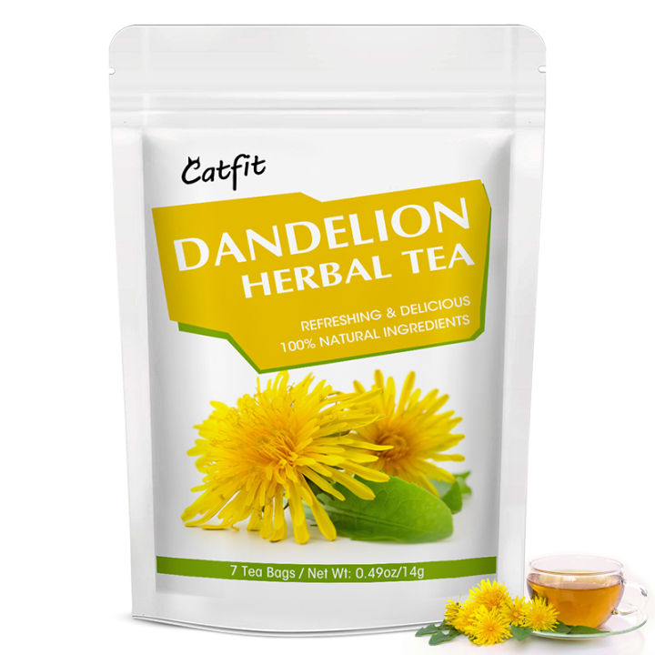 catfit-natural-dandelion-tea-lung-cleansing-relieve-cough-antiviral-breathing-detoxification-เครื่องดื่ม-การดูแลสุขภาพ