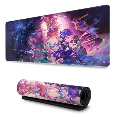 ◙ League of Legends Akali Mouse Pad Gamer Computer Desk Mat Gaming Room Accessories Anime Mousepad 80x40 Large Table pad for Game