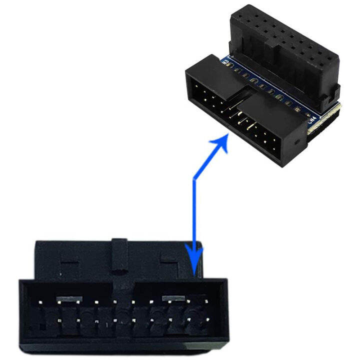 2-pcs-usb-3-0-20-pin-male-to-female-l-turn-90-degree-right-angle-power-adapter-board-for-motherboard