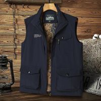 Spot tooling jacket waistcoat mens outdoor jacket multi-functional quick-dry light vest windproof waterproof fishing waistcoat multi-pocket outdoor leisure vest boys clothingTH