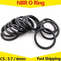 ☽☄☋ WD CS 5.7mm 6mm OD 27mm - 600mm Nitrile Butadiene Rubber NBR Sealing Ring Repair Skeleton Oil Seal Gasket O Ring Seal Washer