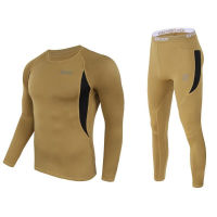 winter new men thermal underwear sets compression fleece sweat quick drying thermo underwear men clothing Long Johns