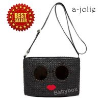 กระเป๋า A-Jolie Basket Shoulder Bag รุ่นใหม่ล่าสุด กระเป๋า A-Jolie รุ่นสายสะพายยาว มีซิป (ส่งแค่กระเป๋า)