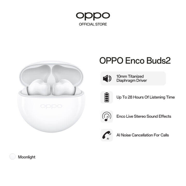 oppo enco buds 2 white colour