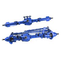 2Pcs Metal Front and Rear Axle Set for Axial SCX6 1/6 RC Crawler Car Upgrade Parts Accessories