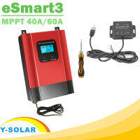 ERTU เครื่องควบคุมการชาร์จ40A 60A MPPT พลังงานแสงอาทิตย์12V 24V 36V 48V อัตโนมัติสูงสุด150V ป้อนข้อมูล PV LCD แบล็กไลท์ RS485ขายดีควบคุมแอพโทรศัพท์มือถือ WIFI