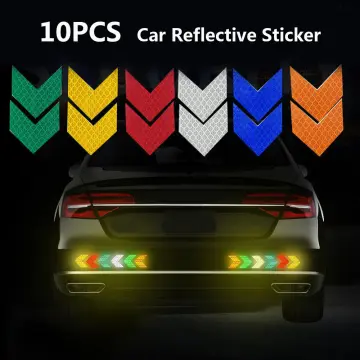 SALE 5cm*300cm Car Arrow Reflective Tape Decoration Stickers Car