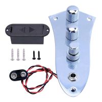 3 Jazz JB Bass Loaded Wired Control Plate for 3 String Parts JB-09CR