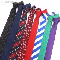 ✎№ Skinny Ties For Men Women Casual Plaid Necktie For Wedding Business Boys Suits Jacquard Striped Tie Slim Men Necktie Gravatas