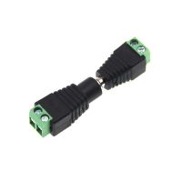 10Pcs Green Male/Female 12V DC Power Jack Plug Audio Aux Free Welding Socket Connector Screw