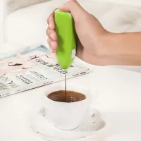 1PC Drinks Milk Coffee Frother Foamer Whisk Mixer Stirrer Egg Beater Electric Mini Handle Mixing Tools