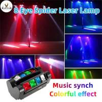 spider mini 8led rgbw LED PARTY LIGHT ไฟดิสโก้ ไฟดิสโก้เทค ไฟ LED ไฟเทค ปาร์ตี้ ไฟเวที ดิสโก้ผับ ไฟงานปาร์ตี้ ไฟเวทีแสง สี เสียง