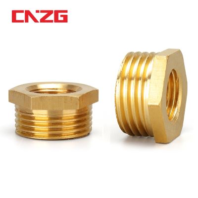 Brass Adapter Fitting BSP Reducing Hexagon Bush Bushing Male to Female Connector Fuel Water Gas Oil 1/8 1/4 3/8 1/2 3/4 1