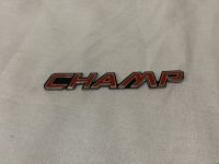 โลโก้ LOGO CHAMP เคลือบเงา ติดท้ายรถยนต์ TOYOTA VIGO CHAMP ขนาดยาว15.2cm. กว้าง 2.2cm.*ราคาถูกสินค้าดีมีคุณภาพ**