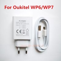 325วังฮีขายดี - / ใหม่ Original OUKITEL WP6 WP7โทรศัพท์มือถือ EU Travel Adapter Plug Micro Type C USB ข้อมูลสาย