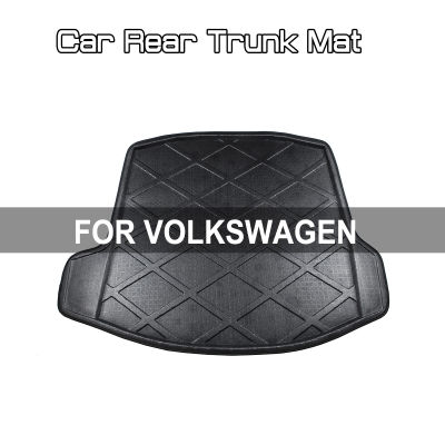 สำหรับ Volkswagen Golf Sciricco Jetta Touran CANDY POLO Touareg PASSAT BORA Tiguan รถด้านหลัง Boot Mat พรมปูพื้น