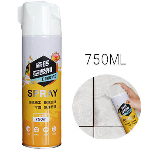 TILE ADHESIVE SPRAY 750ml Tile Adhesive Glue Repair for Floor Fast