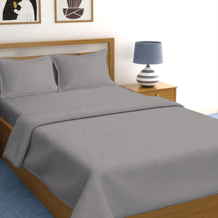 Homestore of AGRPlain Bed sheet Collection 3in1 Bedding Set ( 2