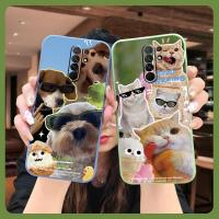 Liquid silicone shell Cartoon Phone Case For Redmi 9/Redmi9 Prime/Poco M2 Solid color protective case Lens package cute