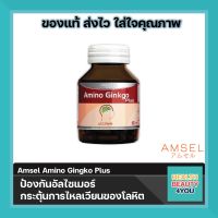 Amsel Amino Ginkgo Plus แอมเซล อะมิโน กิงโกะ พลัส สารสกัดจากใบแป๊ะก๊วย (45 แคปซูล)