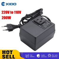 200W Voltage Converter AC 220V To 110V Transformer Step Down Transformer Travel Adapter Converter EU Plug Inverter Electrical Circuitry Parts