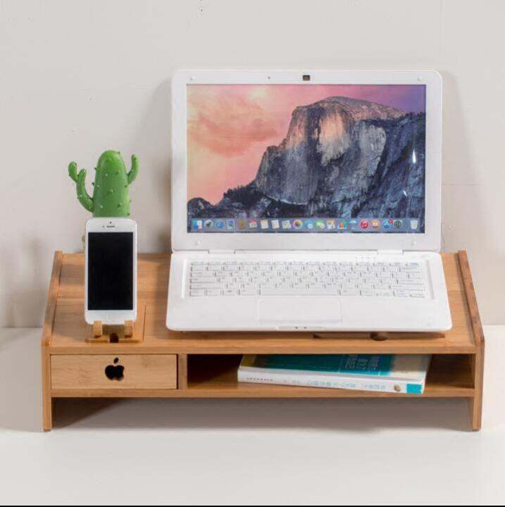 Laptop stand, pedestal, display stand, office desktop keyboard storage