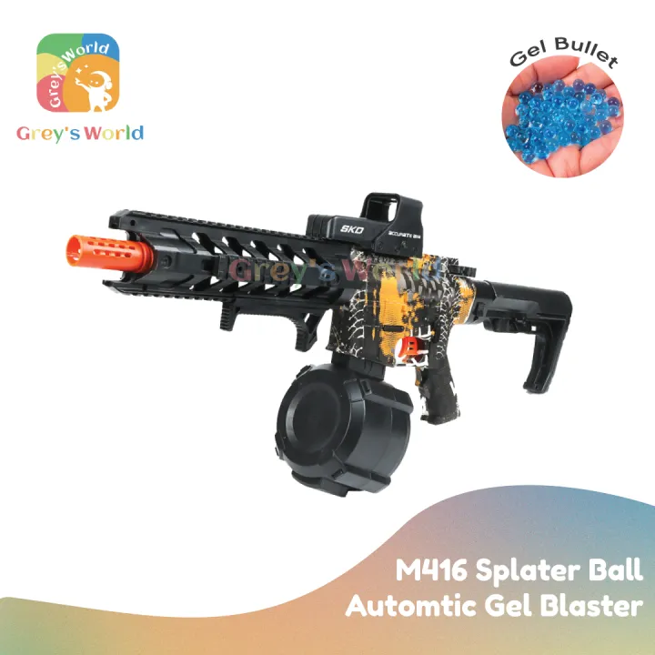 M416 Blaster TOY for kids, prime mag, gel ball launcher toy for boys ...