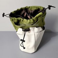 (Pure cotton canvas-good liner) Japanese simple large-capacity bag travel storage bag mommy finishing bag 〖WYUE〗