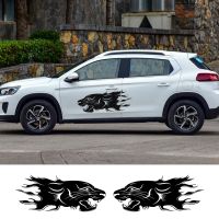 Lion Totem Funny Car Stickers For Peugeot 206 208 Mitsubishi Lancer Renault Duster Opel Astra Mazda Demio Nissan Essories