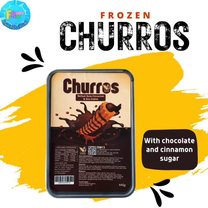 [440g] Frozen Churros / Churros Sejuk Beku Lazada