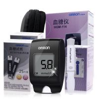 Omron เครื่องวัดน้ำตาลในเลือดกระดาษทดสอบสำหรับ AS1 HGM-111/112/114เครื่องวัดน้ำตาลในครัวเรือนทดสอบเข็ม25ชิ้น