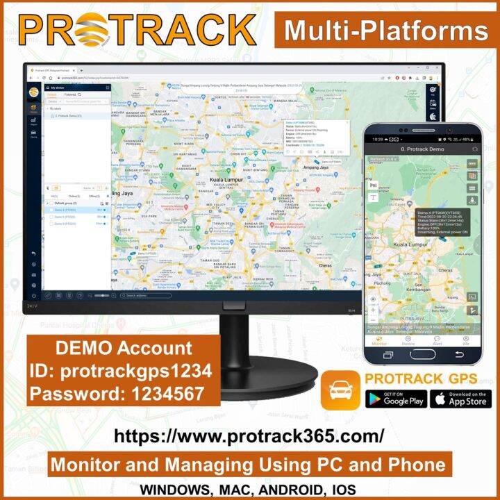 Singapore Malaysia GPS Tracker PT08F 4G Engine Cut Off 12 Months GPS Data Included for Car