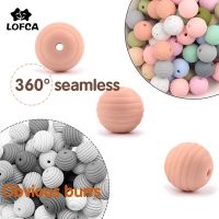 【YF】◄✐┋  LOFCA Silicone Beads 20pcs 15mm Baby Teething BPA Round Food Grade 4-6 Months Shower Gifts