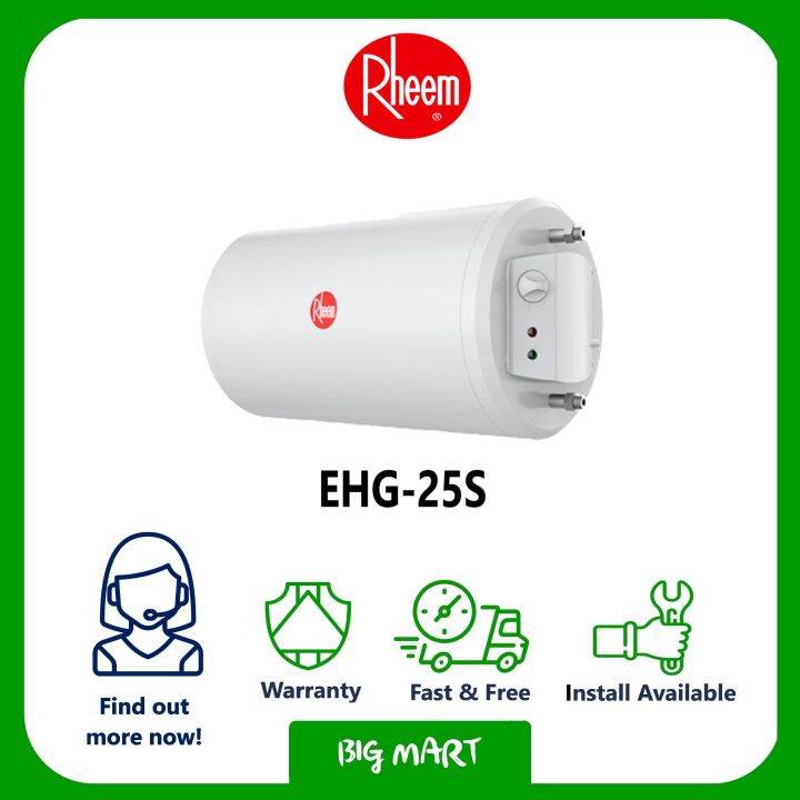 EHG-25S Rheem Slim 25L Storage Water Heater | Lazada Singapore