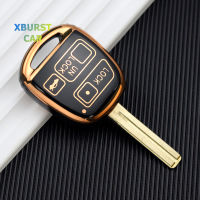 23ปุ่ม TPU SHELL FOB สำหรับ Toyota Camry RAV4 Prado Corolla Avensis Land galaxyaris รถ REMOTE Key Case